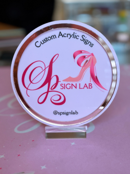 5.5" Small Circle Logo Sign