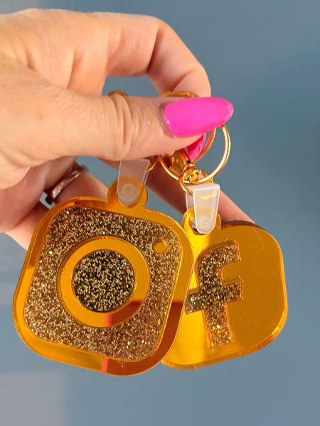 NFC Social Media Keychain