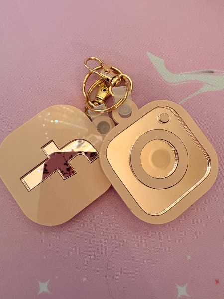 NFC Social Media Keychain