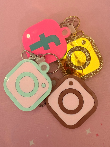 NFC Social Media Keychain